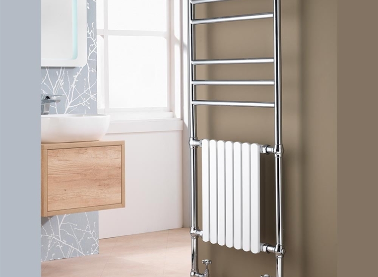 Venice Traditional Rail with Towel Shelf